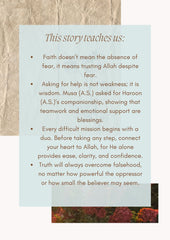 The Prayer of Musa (A.S.): A Story of Faith
