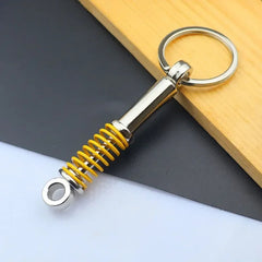 Creative Mini Auto Parts Car Wheel Keychain Auto Enthusiast Metal Keyring Accessories Key Ring Chain for Men Woman Lover Gift