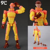 9L3D Lucky 13 Invincible Boy Conquer Omni Action Figure 3D Printed Anime Model Multi-Jointed Poseable Collectible Toy Gift Fan
