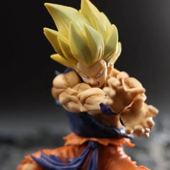 15cm Anime Style Saiyan Warrior Action Figure Battle Pose PVC Collectible Model Toy Decoration Gift UK