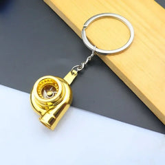 Creative Mini Auto Parts Car Wheel Keychain Auto Enthusiast Metal Keyring Accessories Key Ring Chain for Men Woman Lover Gift