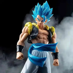 31CM Anime Dragon Ball Z Super Saiyan Blue Gogeta PVC Action Figure Model Toys Desktop Decoraction Children Birthday Gift