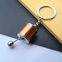 Creative Mini Auto Parts Car Wheel Keychain Auto Enthusiast Metal Keyring Accessories Key Ring Chain for Men Woman Lover Gift