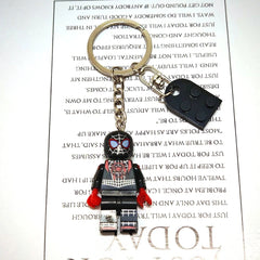 2pcs Beautiful Handmade 3D Cartoon Spider Gwen Couple Keychain Matching Anime Keyring Charms for Lovers Backpack Christmas Gifts