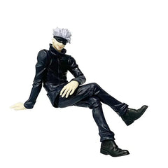 Anime Sitting Action Figure Gojo Style PVC Model Chair Break Time Decoration Toy Gift 11cm 14cm