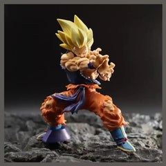 15cm Anime Style Saiyan Warrior Action Figure Battle Pose PVC Collectible Model Toy Decoration Gift UK