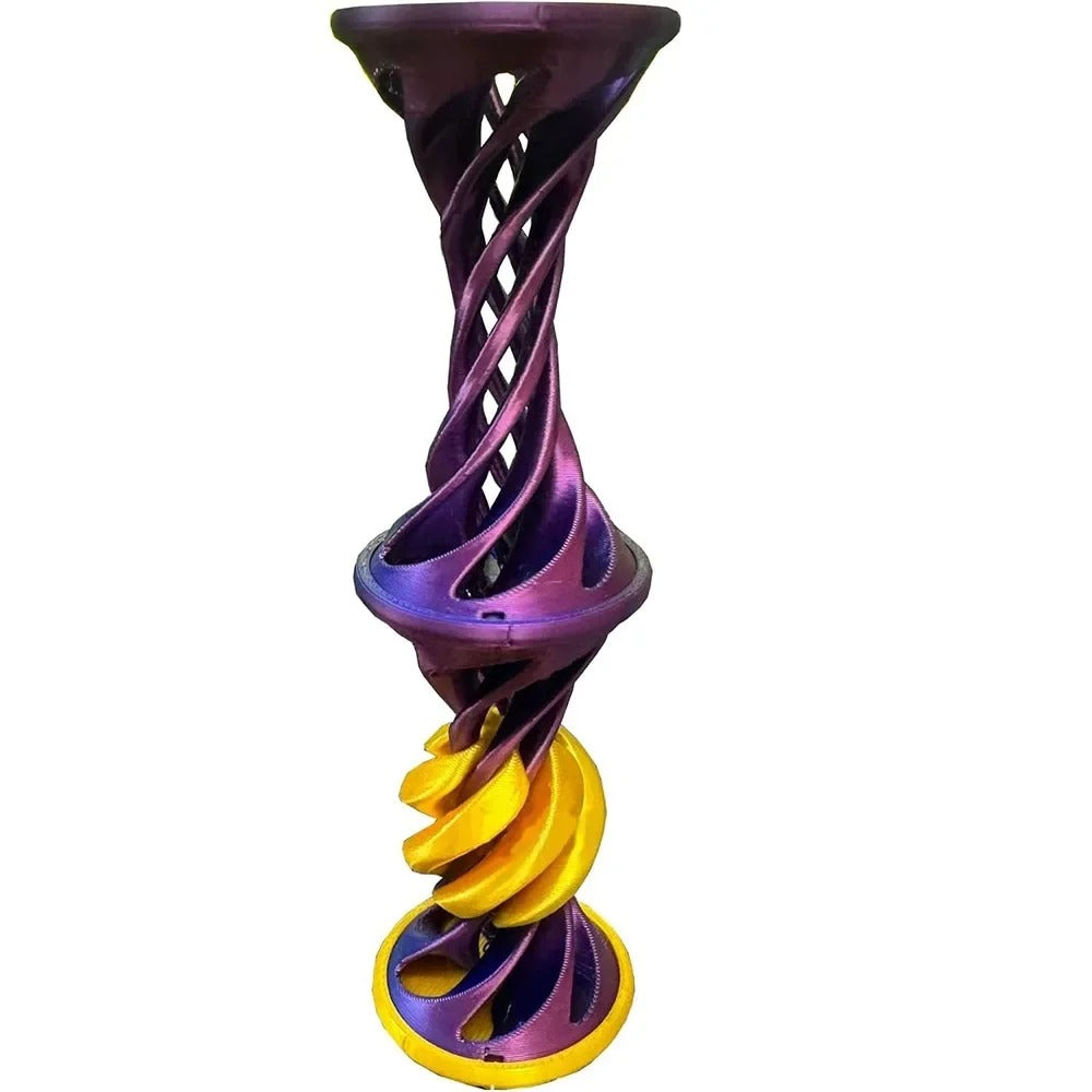 Creative Anxiety Relaxing 3D Printed Gear Ball Gear Sphere Sensory Needs Spin Ball Rotary Fidget Toy Stress Ball for Kids