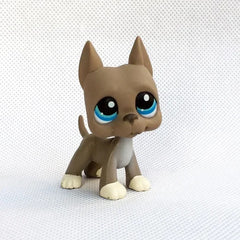 Original pet lps Bobble head toys great dane dogs Rare pet girl's collection old Gen 3 toys