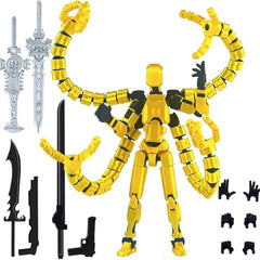 3D Printed Multi Jointed Action Figure Movable Robot Model Poseable Dummy Toy Desktop Collectible Gift UK