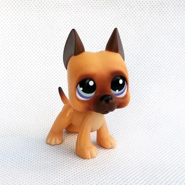 Original pet lps Bobble head toys great dane dogs Rare pet girl's collection old Gen 3 toys
