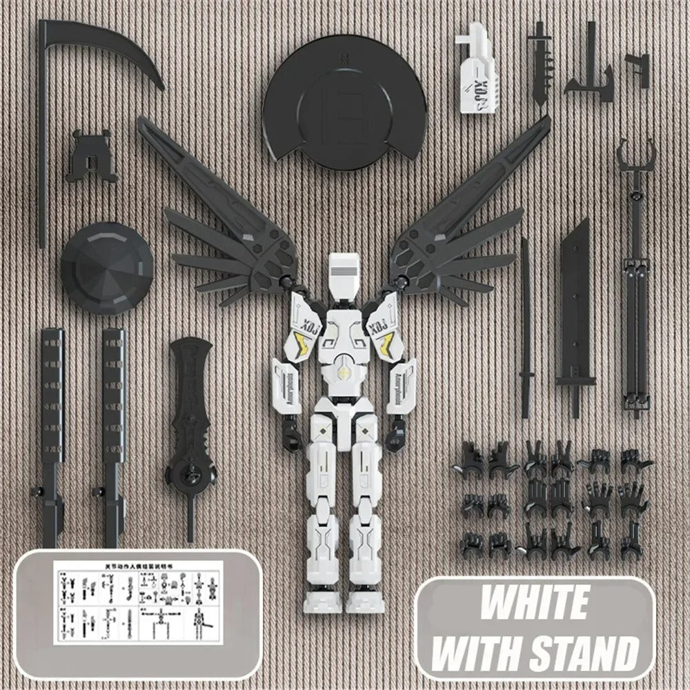 New Mecha Titan 13 Action Figures T13 Figure Multi-Jointed Movable Lucky 13 Action Figure Nova 13 Action Dummy Figure