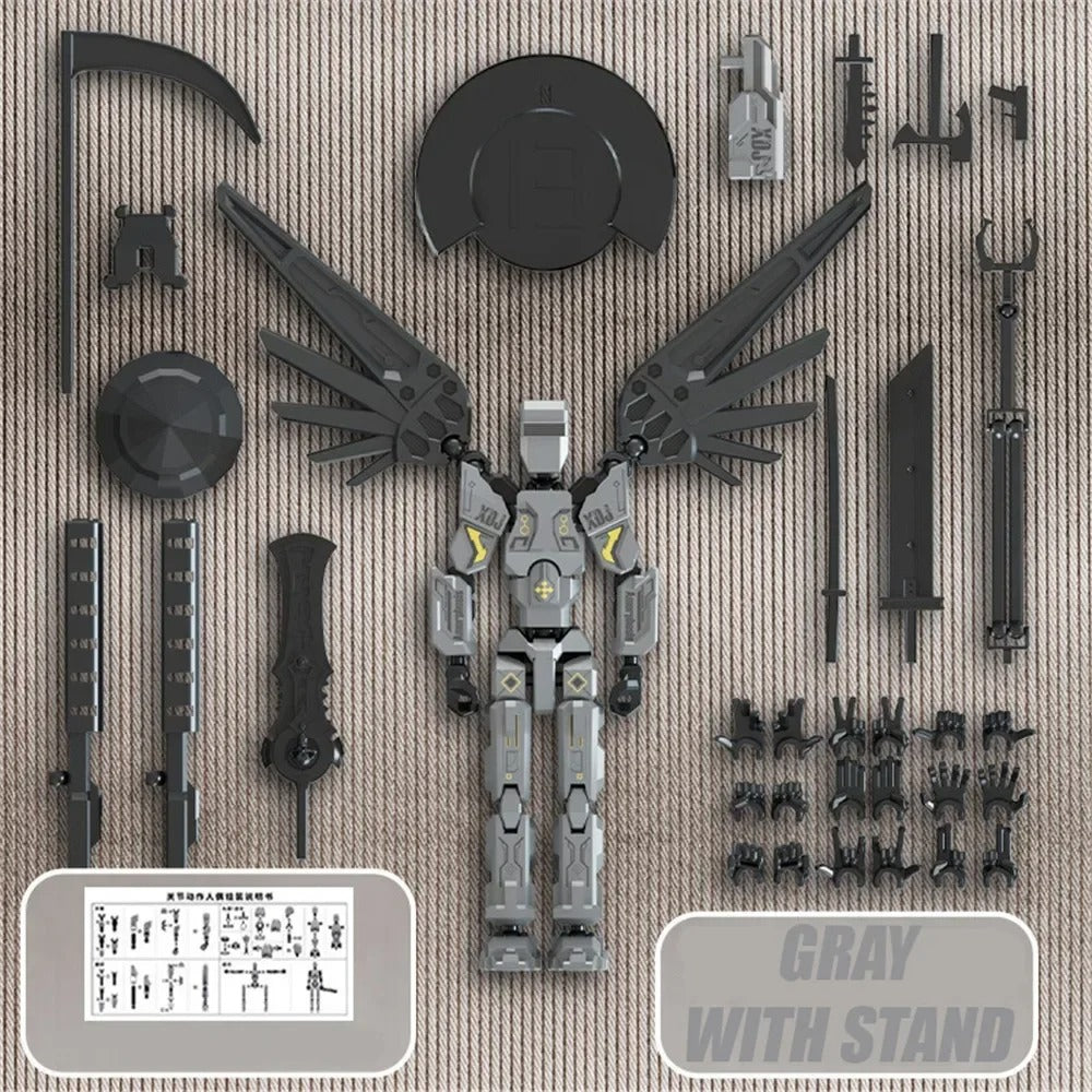 New Mecha Titan 13 Action Figures T13 Figure Multi-Jointed Movable Lucky 13 Action Figure Nova 13 Action Dummy Figure