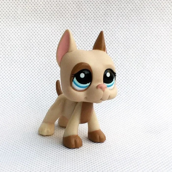 Original pet lps Bobble head toys great dane dogs Rare pet girl's collection old Gen 3 toys