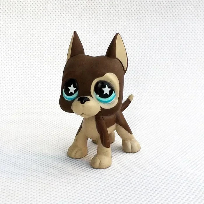Original pet lps Bobble head toys great dane dogs Rare pet girl's collection old Gen 3 toys
