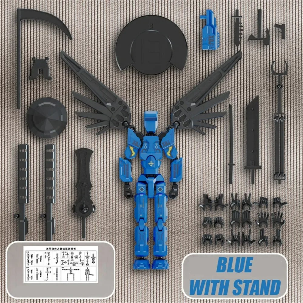 New Mecha Titan 13 Action Figures T13 Figure Multi-Jointed Movable Lucky 13 Action Figure Nova 13 Action Dummy Figure
