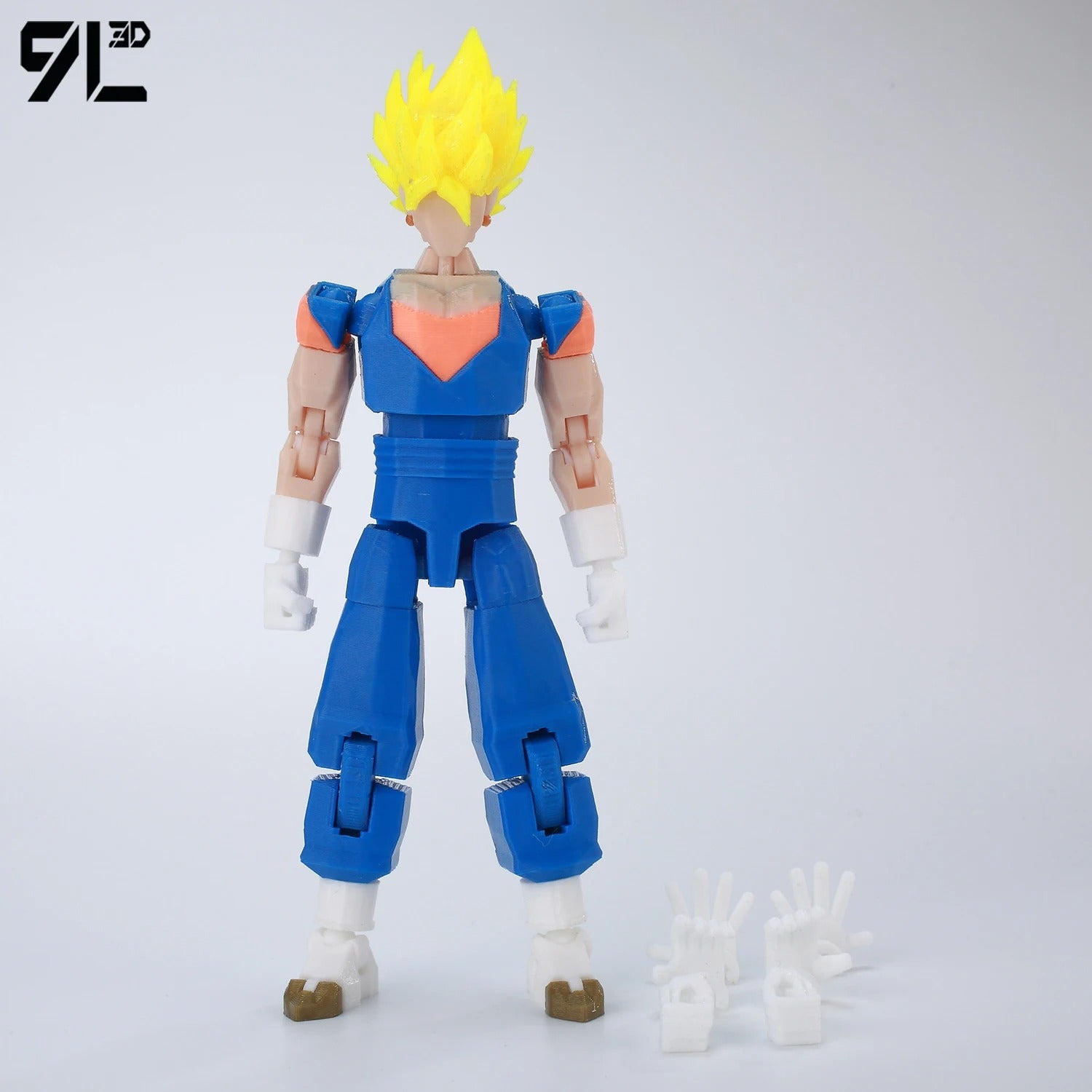 9L3D Printed Dragon Ball Son Goku Vegeta Beerus Frieza Anime Lucky13 Dummy13 Titan13 Action Figures Multi-Jointed Movable Toys