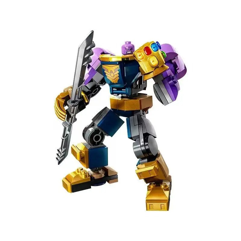 Superhero Bricks Avengers Thor Iron Man Thanos Assemble Compatible Action Figure Toy Building Blocks Model Ornament