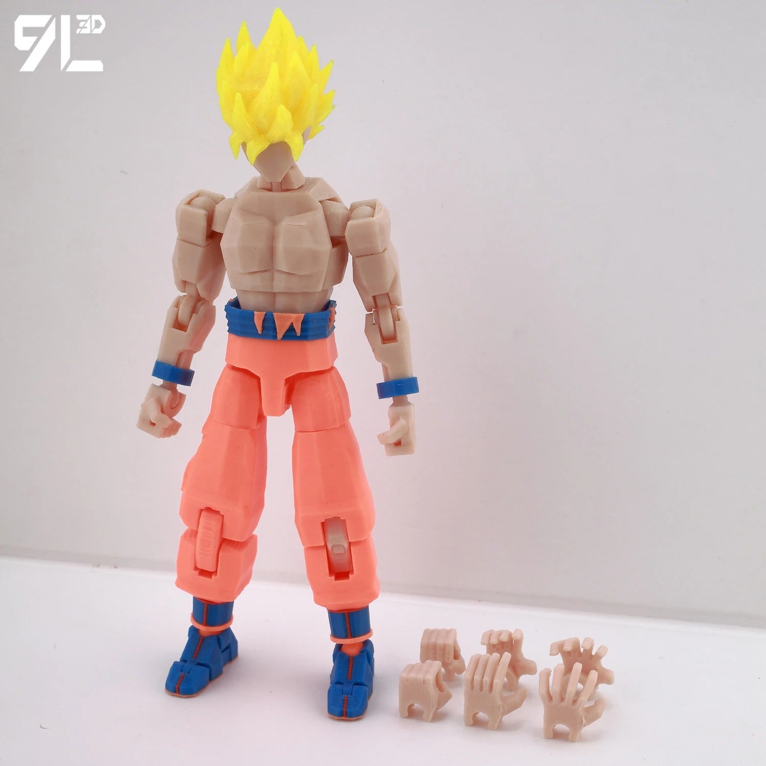 9L3D Printed Dragon Ball Son Goku Vegeta Beerus Frieza Anime Lucky13 Dummy13 Titan13 Action Figures Multi-Jointed Movable Toys