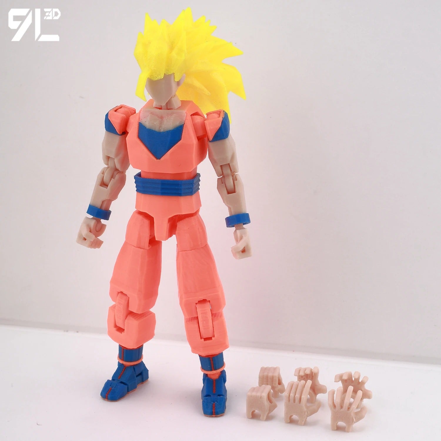 9L3D Printed Dragon Ball Son Goku Vegeta Beerus Frieza Anime Lucky13 Dummy13 Titan13 Action Figures Multi-Jointed Movable Toys