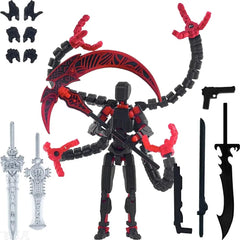 3D Printed Multi Jointed Action Figure Movable Robot Model Poseable Dummy Toy Desktop Collectible Gift UK