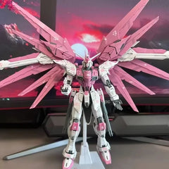 Freshman Freedom Mecha Assembly Model Action Figures Cherry Blossom Color Scheme Children Toy Gift Decorate
