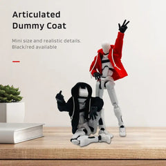 Action Doll Clothing Action Doll Hoodie 3d Printed Robot Action Figure Hoodie with Articulated Dummy Figurine Multi-jointed