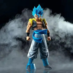31CM Anime Dragon Ball Z Super Saiyan Blue Gogeta PVC Action Figure Model Toys Desktop Decoraction Children Birthday Gift