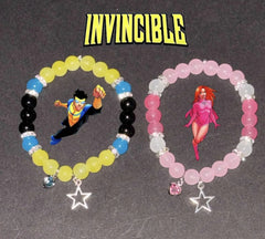 Handmade Invincible Mark and Atomic Inspired Design Bracelet for Him/Her Gift Theme Song
