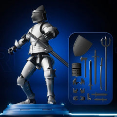 Knight Paladin Action Figure 13 Joint Movable Robot 3D Printed Model Toy Collectible Kids Gift UK