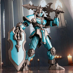 Lucky 13 movable joint doll King Arthur Lich King Knight robot assembly toy model boy gift