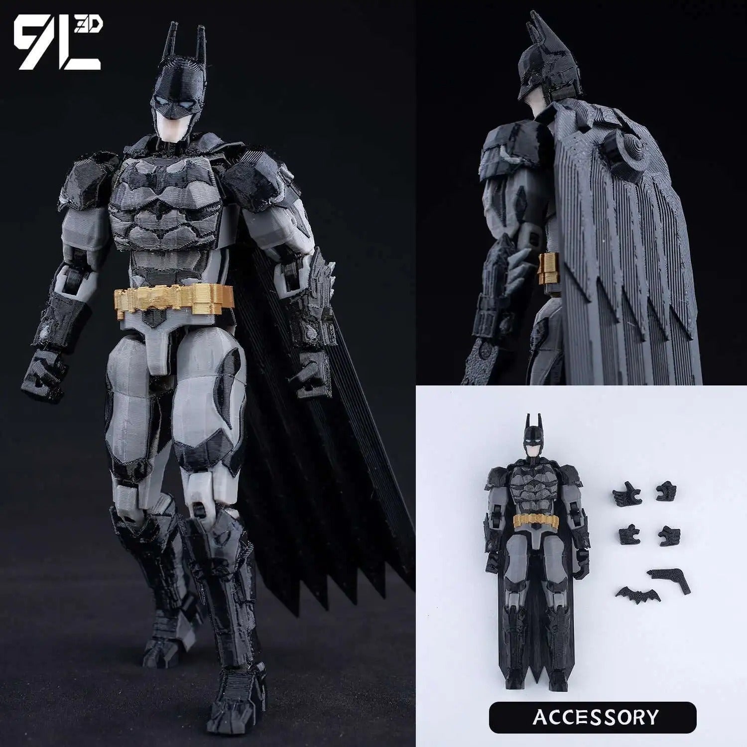 9L3D Printed Deadpool Wolverine Anime Characters Lucky Dummy 13 Action Figures Multi-Jointed Movable Shapeshift Mannequin Toys
