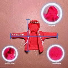 Action Doll Clothing Action Doll Hoodie 3d Printed Robot Action Figure Hoodie with Articulated Dummy Figurine Multi-jointed
