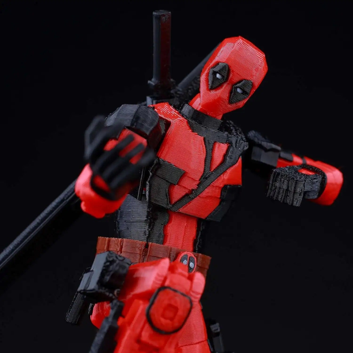9L3D Printed Deadpool Wolverine Anime Characters Lucky Dummy 13 Action Figures Multi-Jointed Movable Shapeshift Mannequin Toys