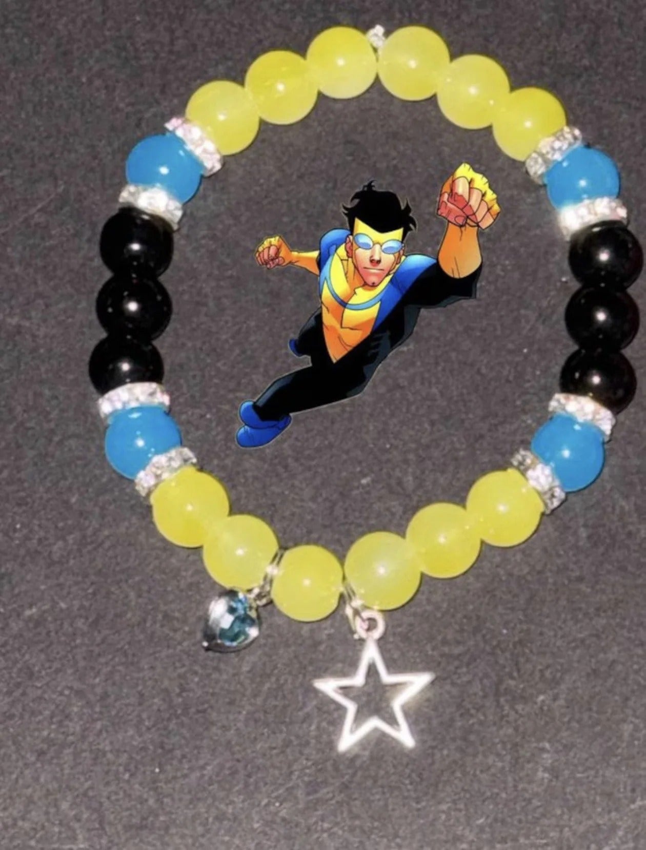 Handmade Invincible Mark and Atomic Inspired Design Bracelet for Him/Her Gift Theme Song