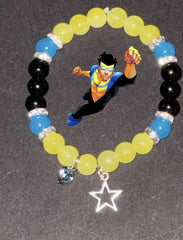 Handmade Invincible Mark and Atomic Inspired Design Bracelet for Him/Her Gift Theme Song