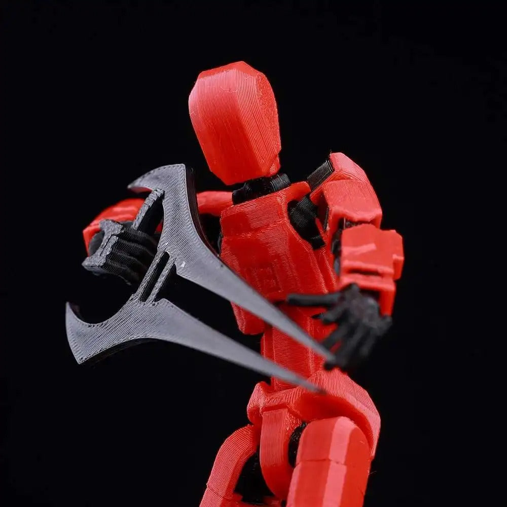 9L3D Printed Lucky Dummy 13 Action Figures Movable Shapeshift Mannequin Toys Parent-Children Games