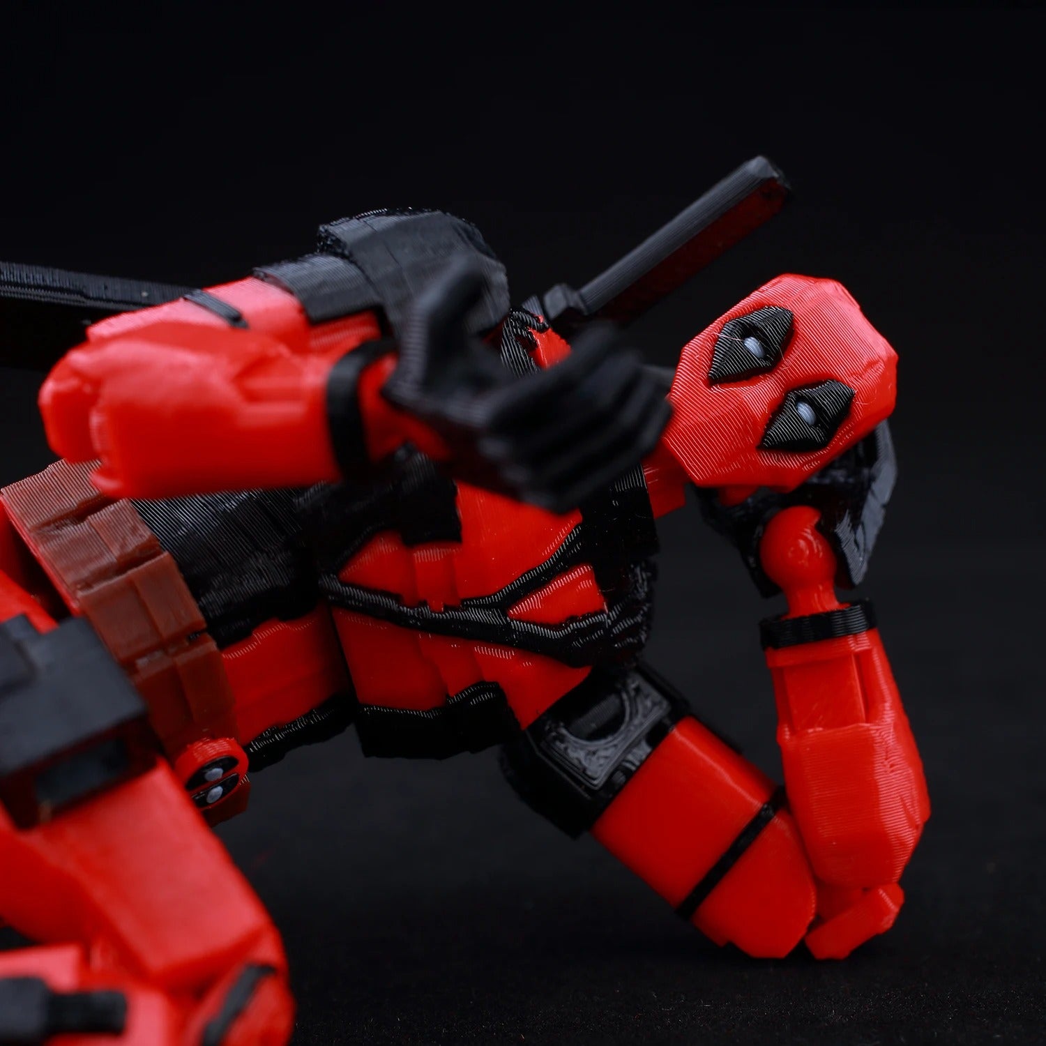 9L3D Printed Deadpool Wolverine Anime Characters Lucky Dummy 13 Action Figures Multi-Jointed Movable Shapeshift Mannequin Toys