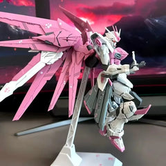 Freshman Freedom Mecha Assembly Model Action Figures Cherry Blossom Color Scheme Children Toy Gift Decorate