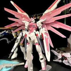 Freshman Freedom Mecha Assembly Model Action Figures Cherry Blossom Color Scheme Children Toy Gift Decorate