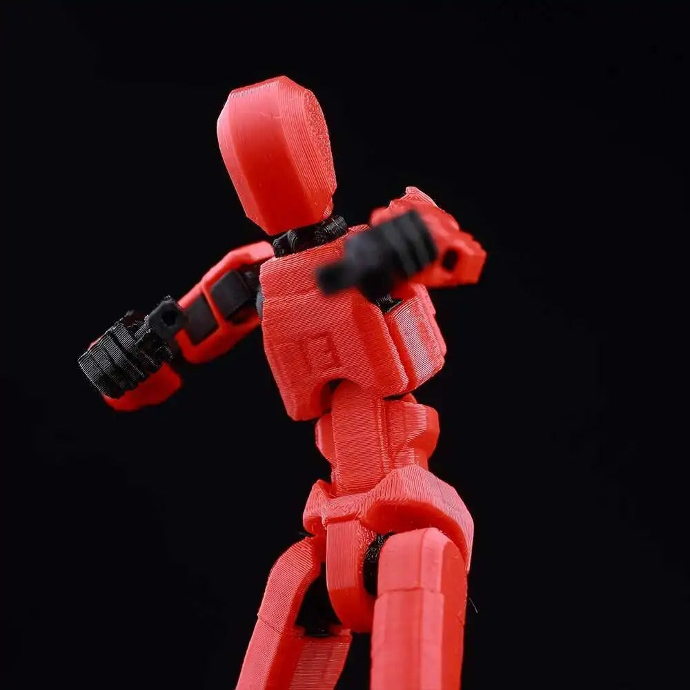 9L3D Printed Lucky Dummy 13 Action Figures Movable Shapeshift Mannequin Toys Parent-Children Games