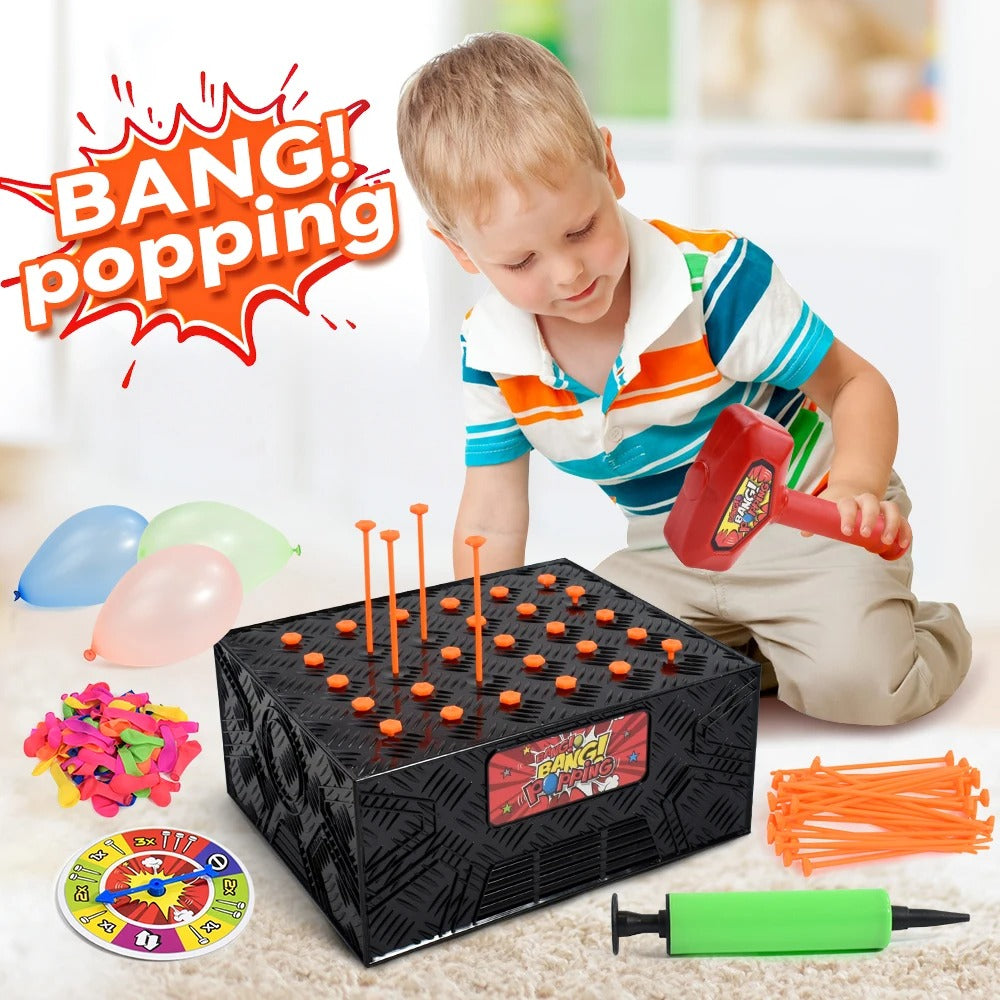 Multiplayer Tabletop Toy Explosion Balloon Game Knocking The Box Balloon Adventure Party Gathering Leisure Entertainment Game