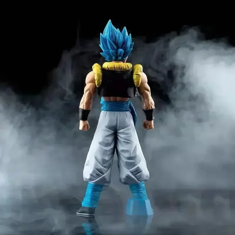 31CM Anime Dragon Ball Z Super Saiyan Blue Gogeta PVC Action Figure Model Toys Desktop Decoraction Children Birthday Gift
