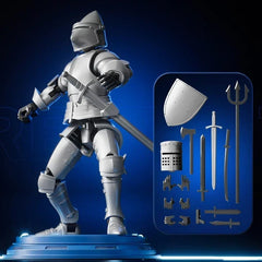 Knight Paladin Action Figure 13 Joint Movable Robot 3D Printed Model Toy Collectible Kids Gift UK