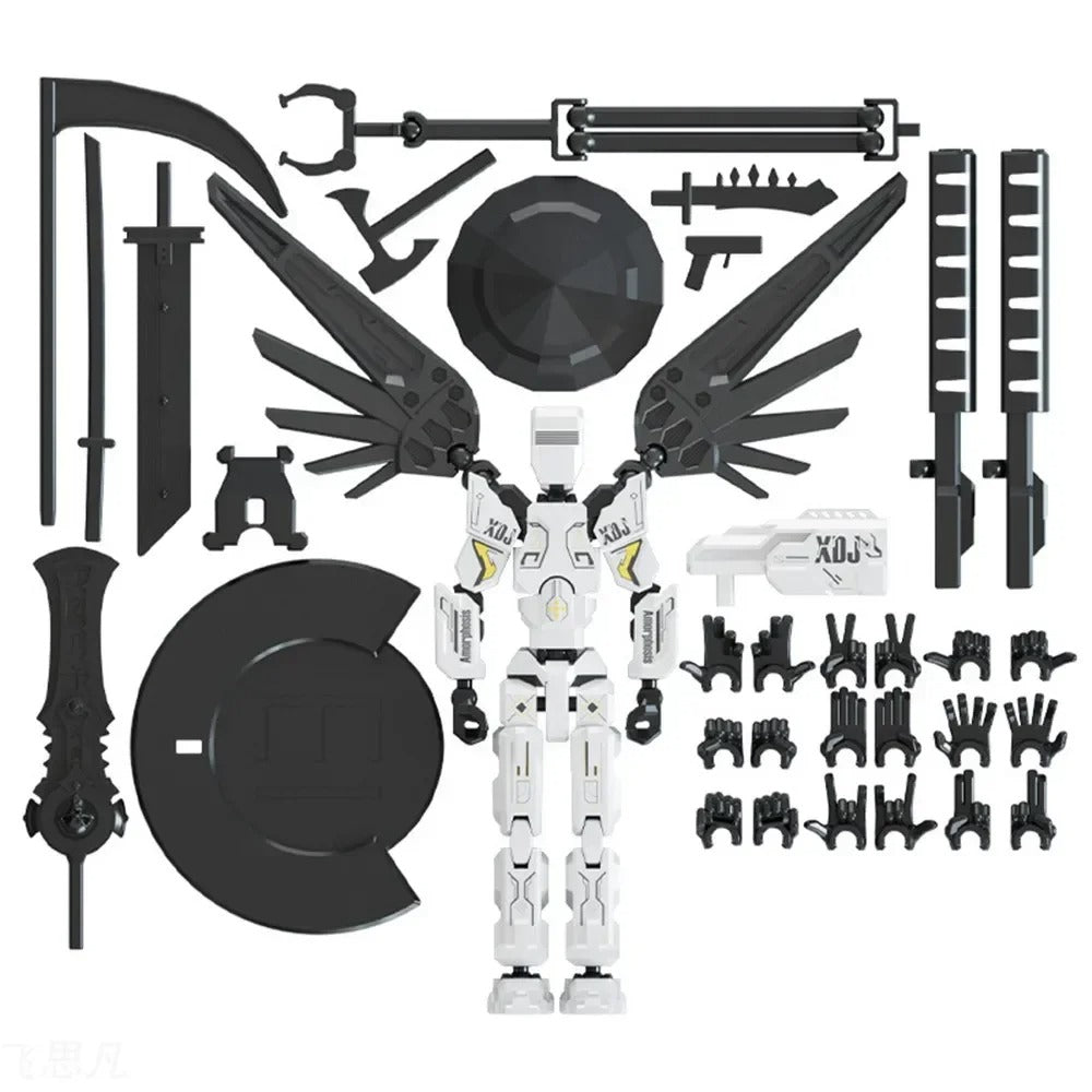 New Mecha Titan 13 Action Figures T13 Figure Multi-Jointed Movable Lucky 13 Action Figure Nova 13 Action Dummy Figure