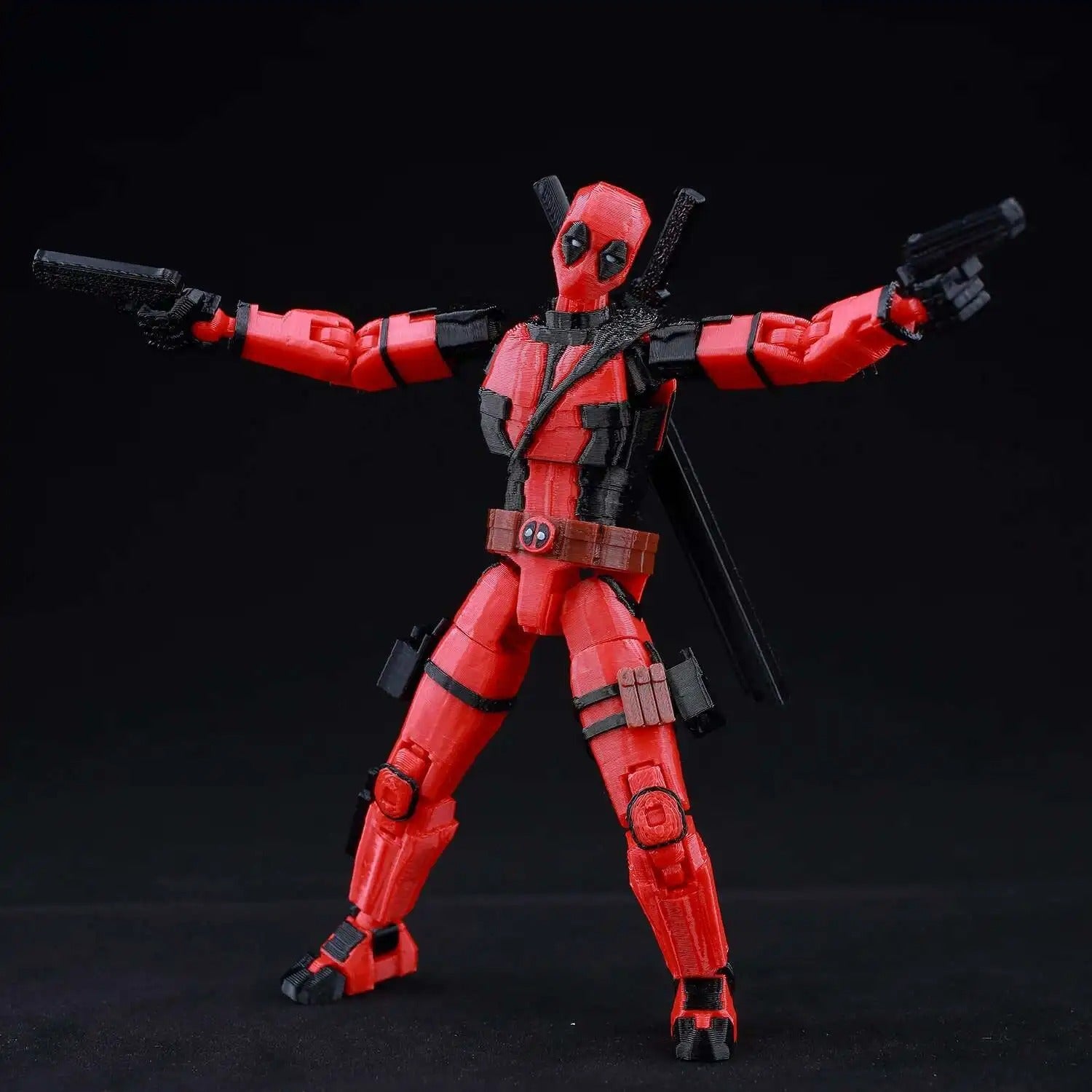 9L3D Printed Deadpool Wolverine Anime Characters Lucky Dummy 13 Action Figures Multi-Jointed Movable Shapeshift Mannequin Toys