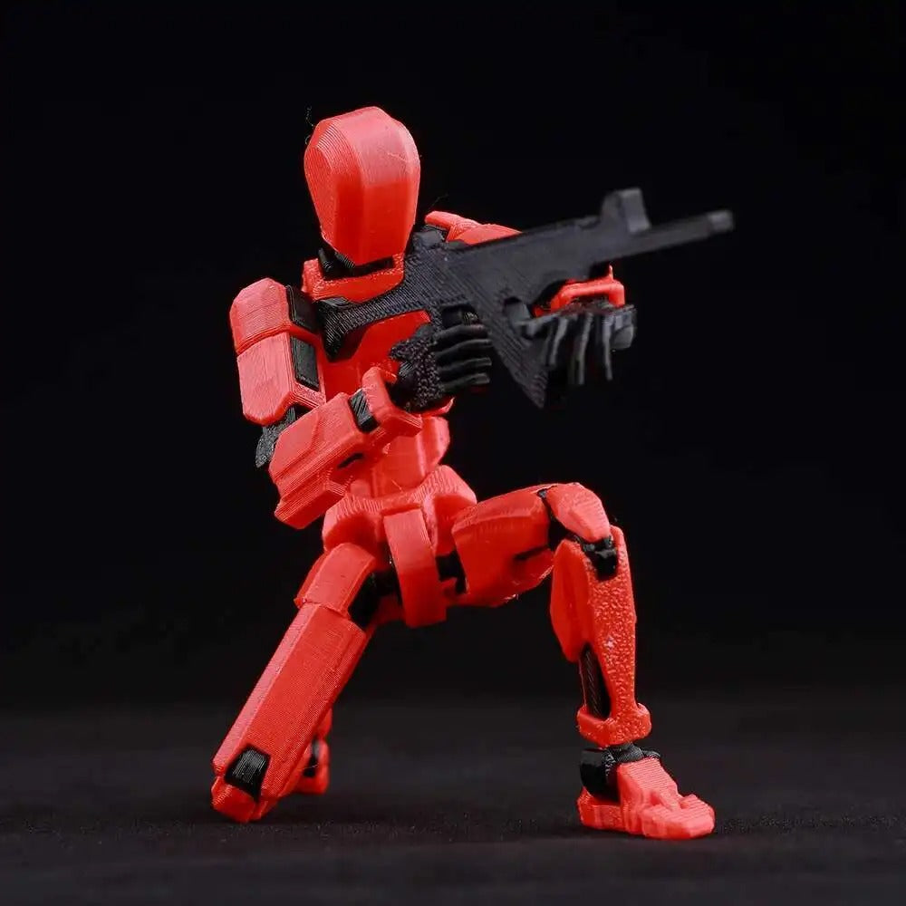 9L3D Printed Lucky Dummy 13 Action Figures Movable Shapeshift Mannequin Toys Parent-Children Games