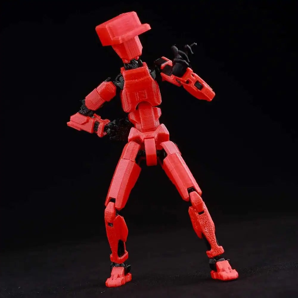9L3D Printed Lucky Dummy 13 Action Figures Movable Shapeshift Mannequin Toys Parent-Children Games
