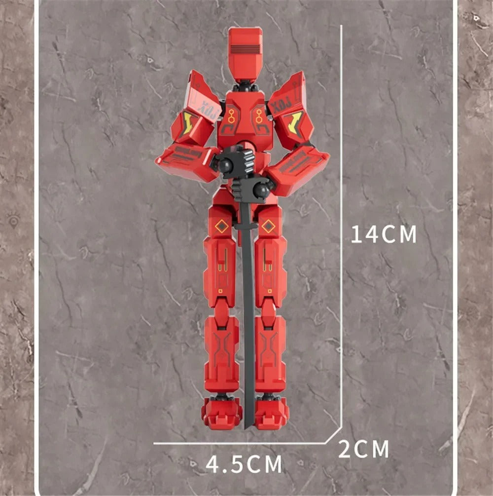 New Mecha Titan 13 Action Figures T13 Figure Multi-Jointed Movable Lucky 13 Action Figure Nova 13 Action Dummy Figure