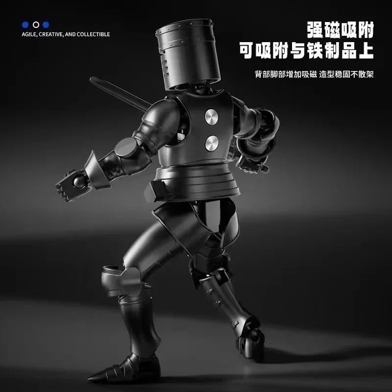 Knight Paladin Action Figure 13 Joint Movable Robot 3D Printed Model Toy Collectible Kids Gift UK