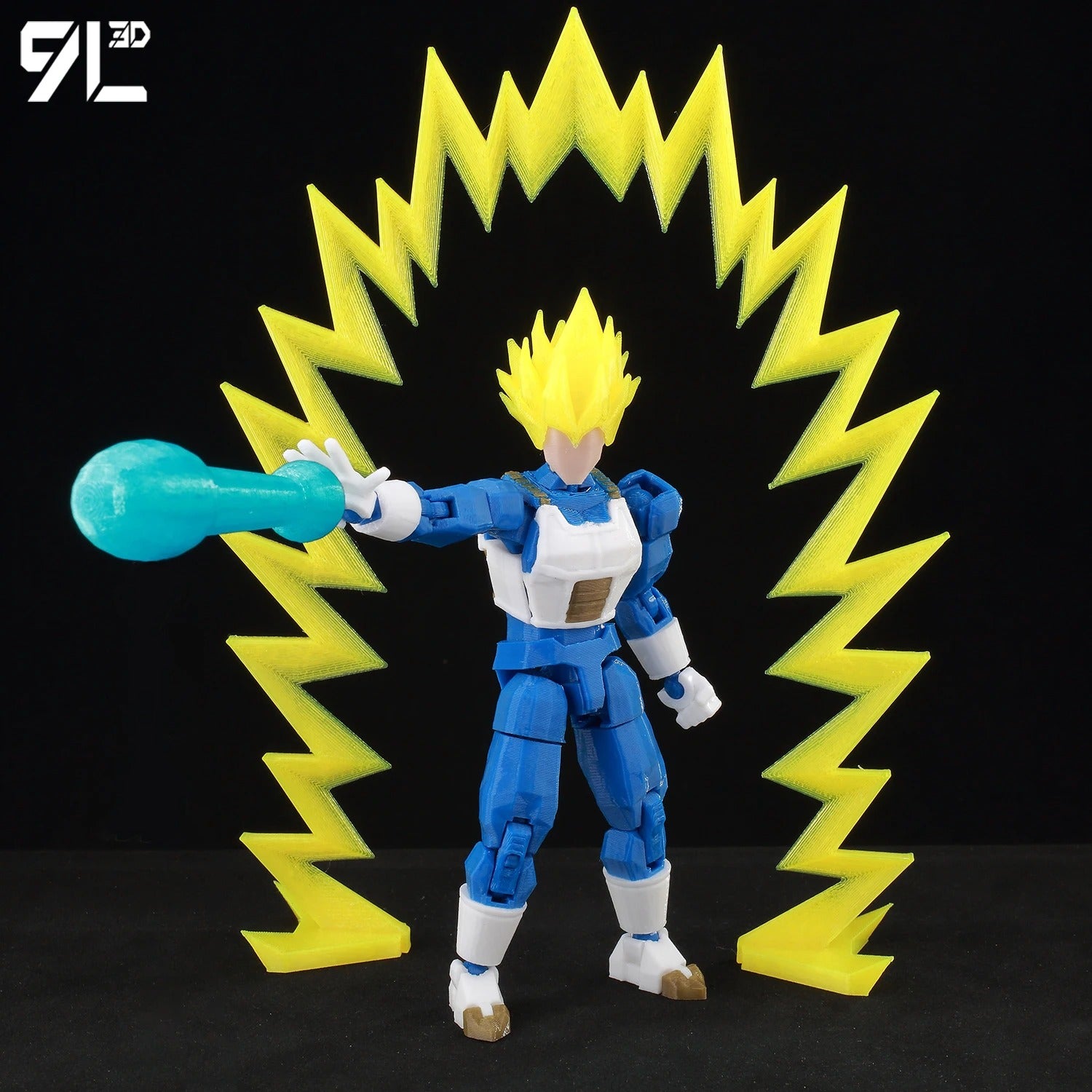 9L3D Printed Dragon Ball Son Goku Vegeta Beerus Frieza Anime Lucky13 Dummy13 Titan13 Action Figures Multi-Jointed Movable Toys